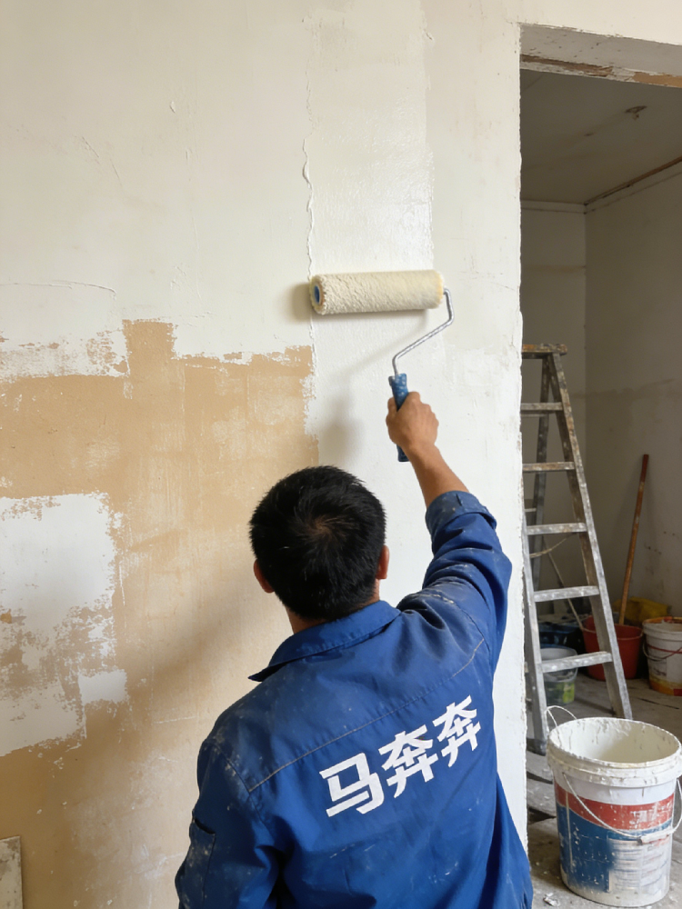 马奔奔家庭服务之墙面刷新